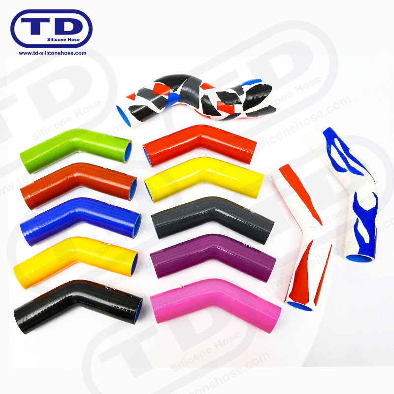 Silicone 45 ° Hose Elbow