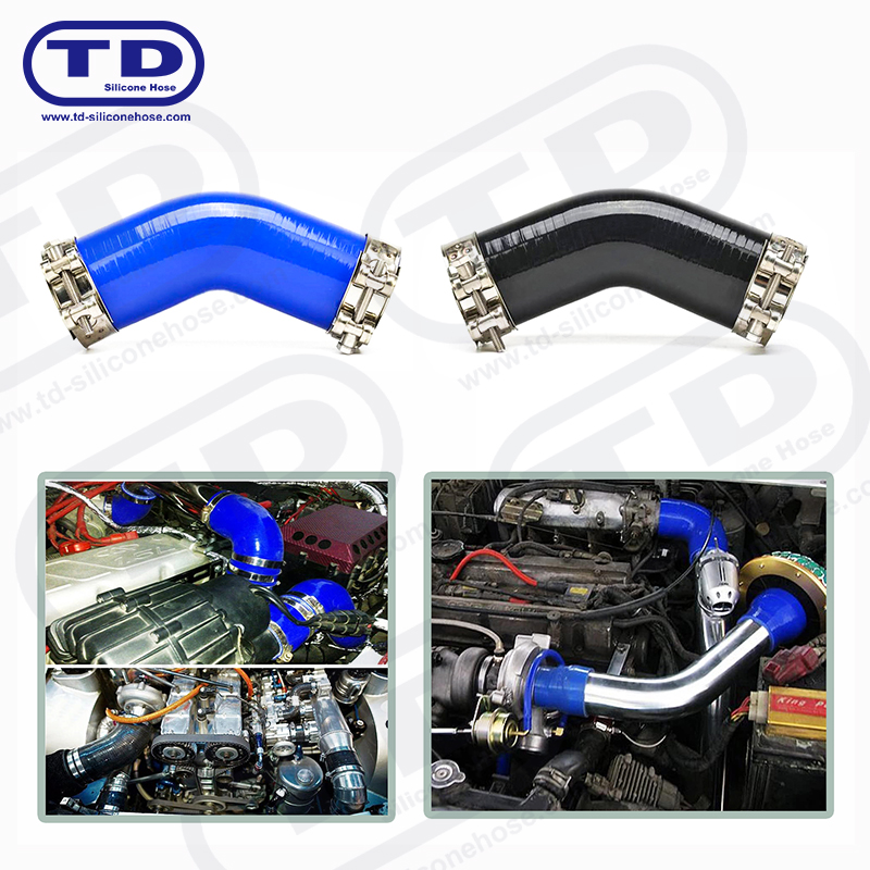 Silicone 45 ° Hose Elbow