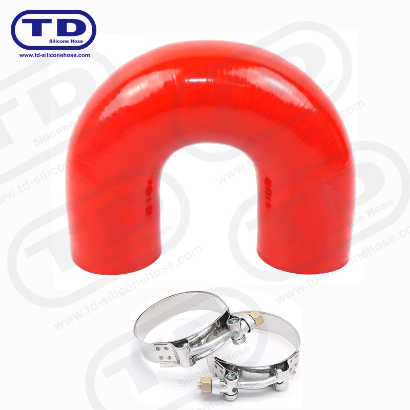 Silicone 180 ° Hose Elbow (Hose cruth U)