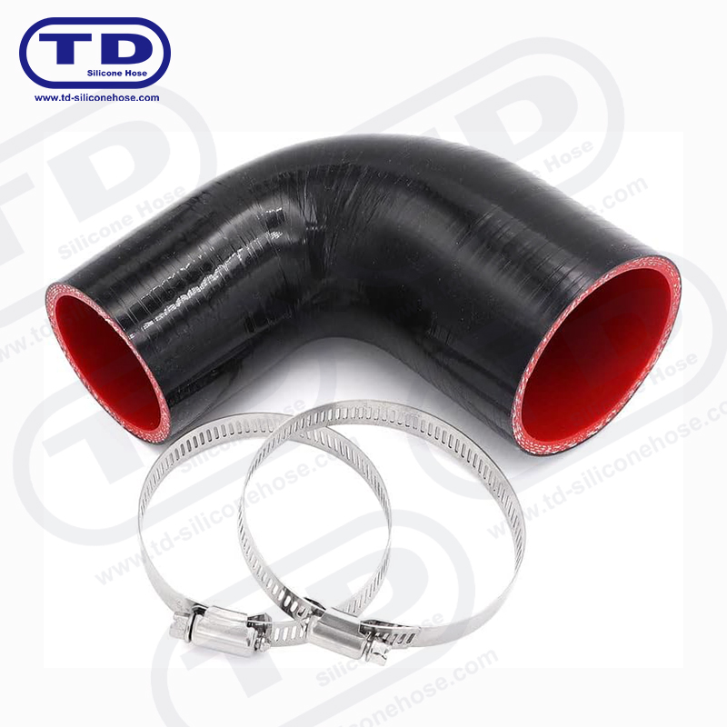 Silicone 90 ° Hose Reducer