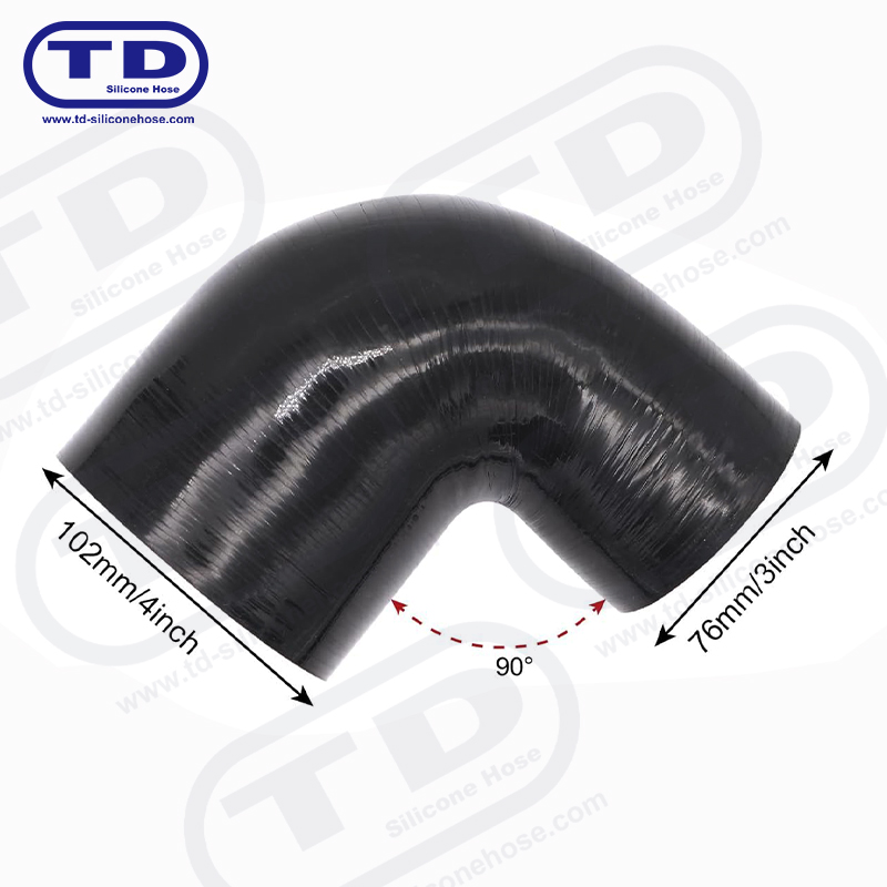 Silicone 90 ° Hose Reducer