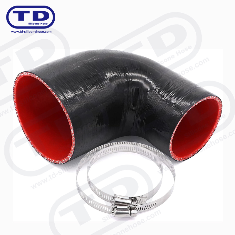 Silicone 90 ° Hose Reducer