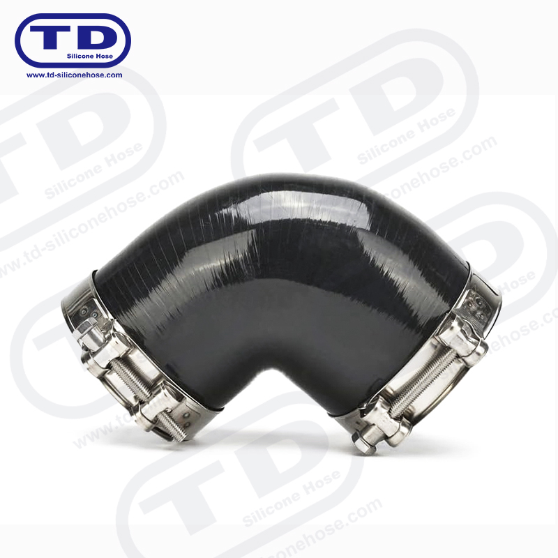Silicone 90 ° Hose Reducer