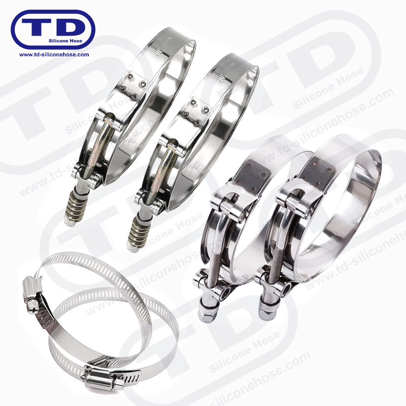 Clampa Hose Silicone T-Bolt Treisithe an Earraigh