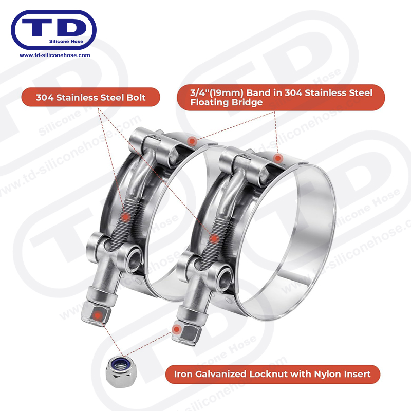 Clamp Hose Silicone T-Bolt Trom