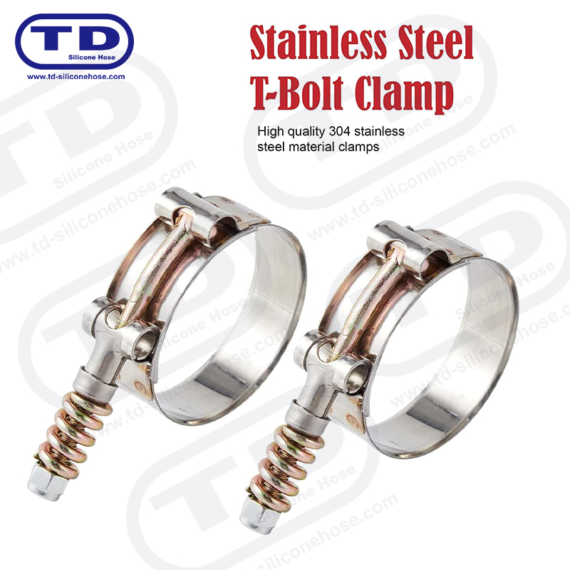 Clampa Hose Silicone T-Bolt Treisithe an Earraigh