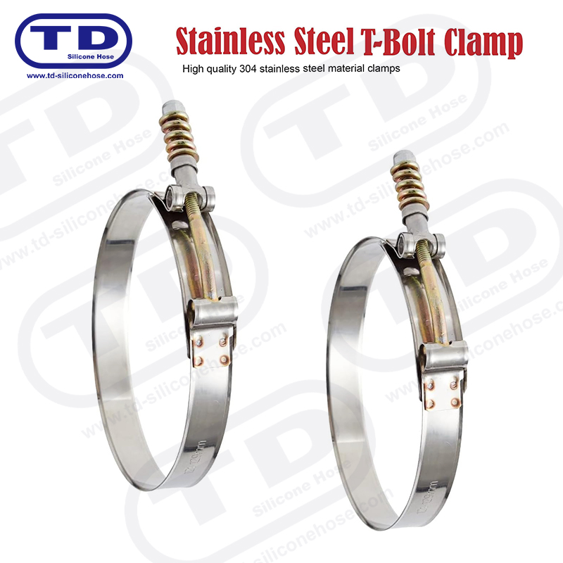 Clampa Hose Silicone T-Bolt Treisithe an Earraigh