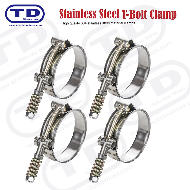 Clampa Hose Silicone T-Bolt Treisithe an Earraigh