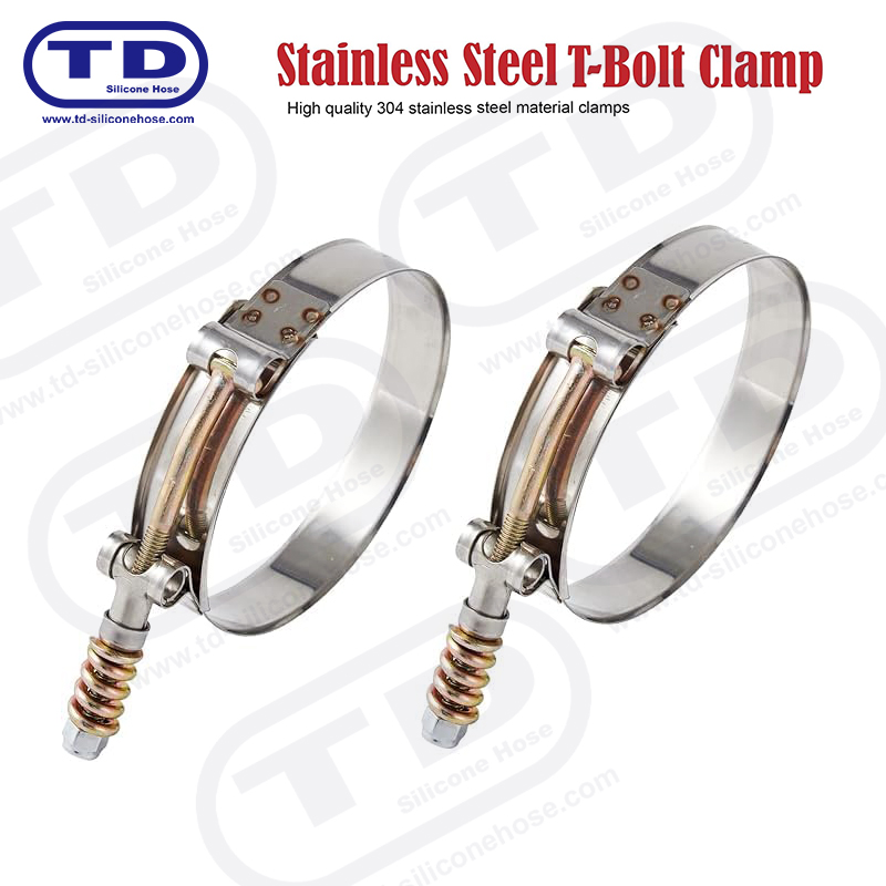 Clampa Hose Silicone T-Bolt Treisithe an Earraigh