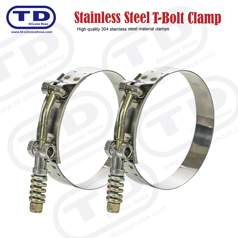 Clampa Hose Silicone T-Bolt Treisithe an Earraigh