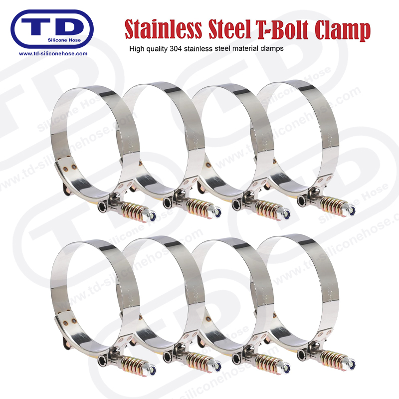 Clampa Hose Silicone T-Bolt Treisithe an Earraigh