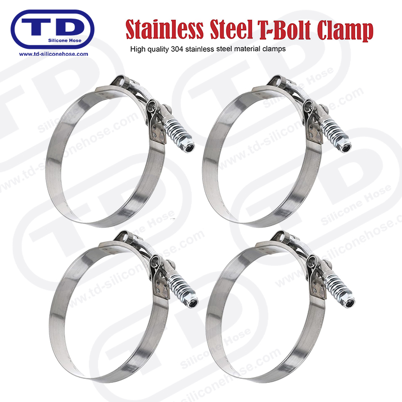 Clampa Hose Silicone T-Bolt Treisithe an Earraigh