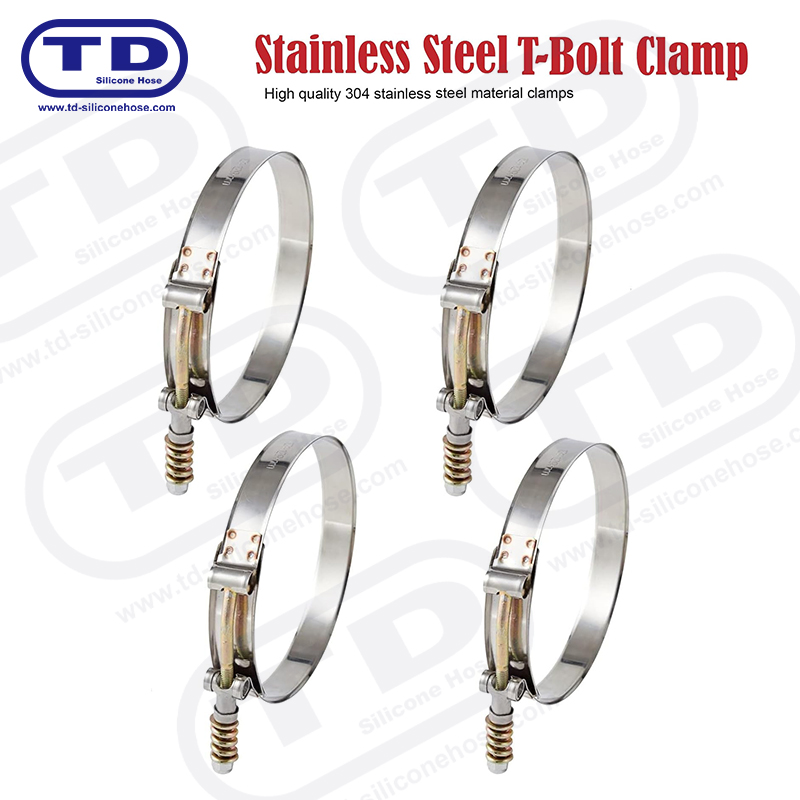 Clampa Hose Silicone T-Bolt Treisithe an Earraigh