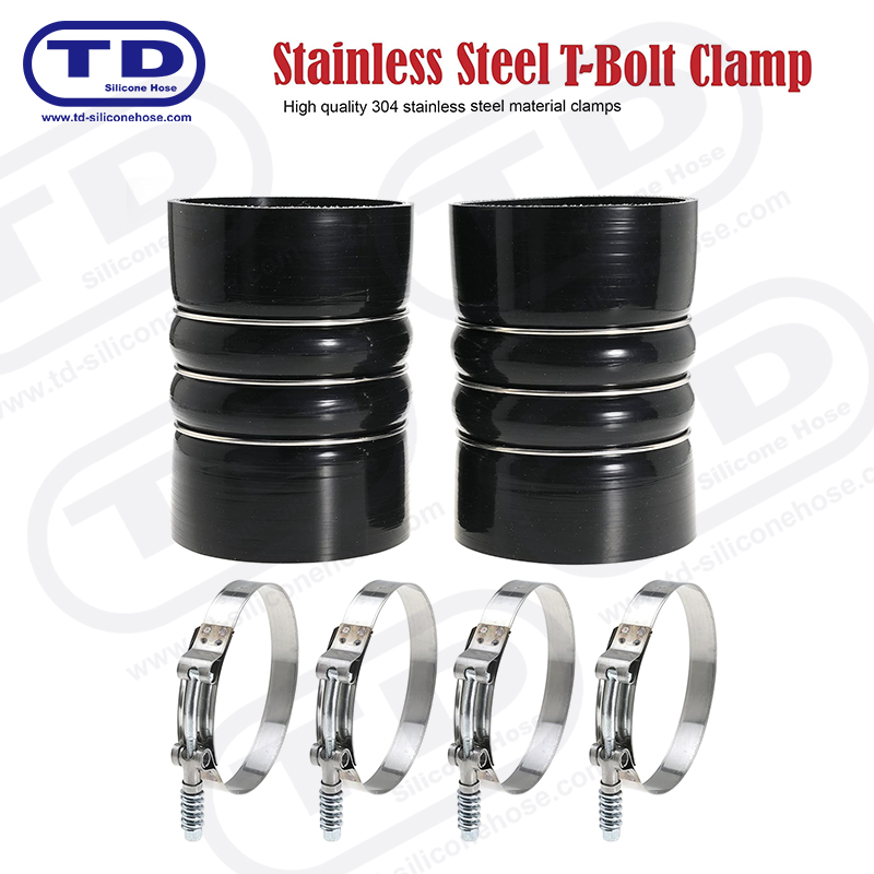 Clampa Hose Silicone T-Bolt Treisithe an Earraigh