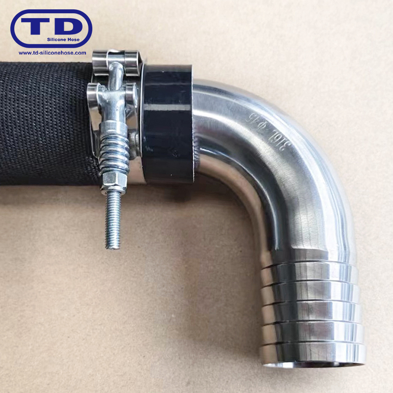 Clampa Hose Silicone T-Bolt Treisithe an Earraigh