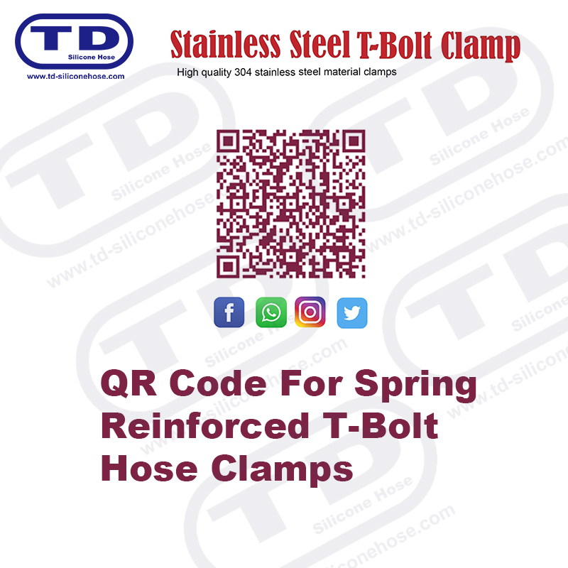 Clampa Hose Silicone T-Bolt Treisithe an Earraigh